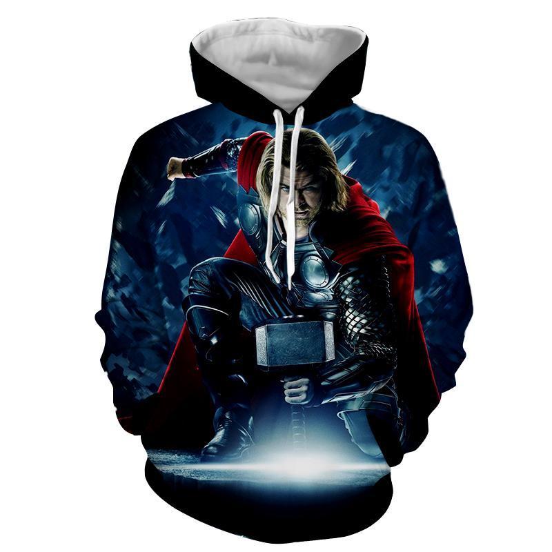 Marvellous Thor Hoddie 3D Printed Thor Hoodie