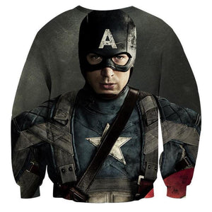 Mayhaps 3D Printed Captain America Sweatshirt