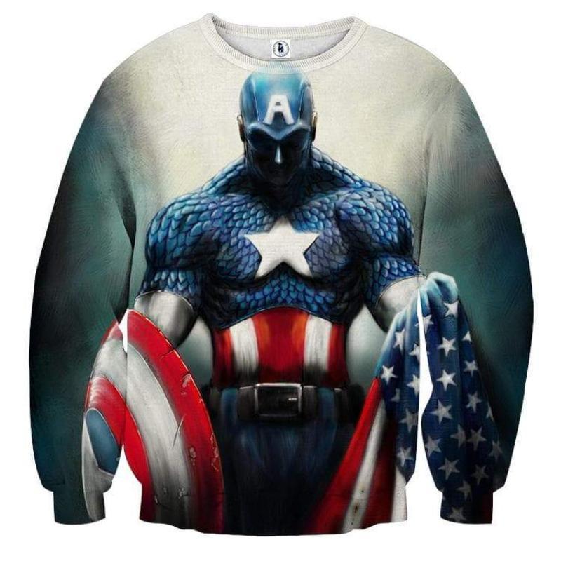 Regolith 3D Printed Captain America Sweatshirt