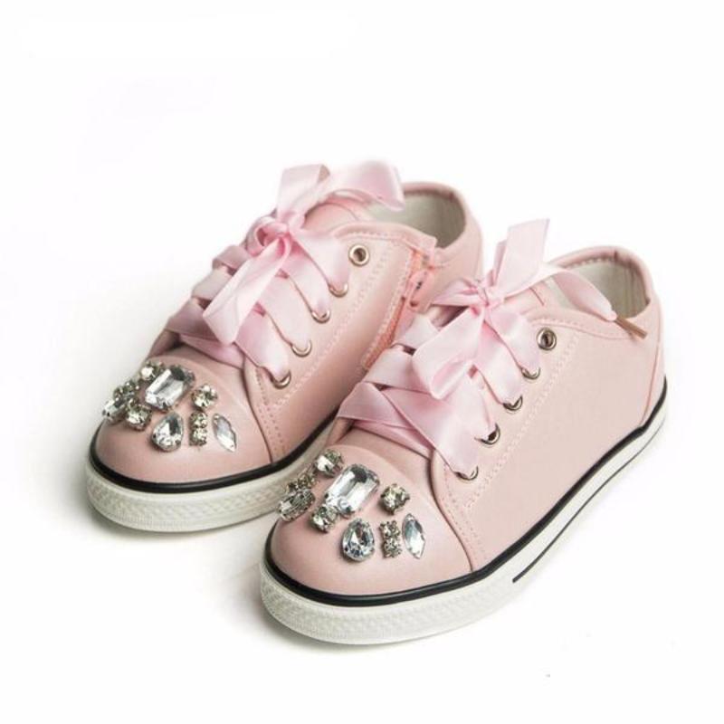 Rhinestone Flat Shoes