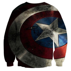 Sartorial 3D Printed Captain America Sweatshirt