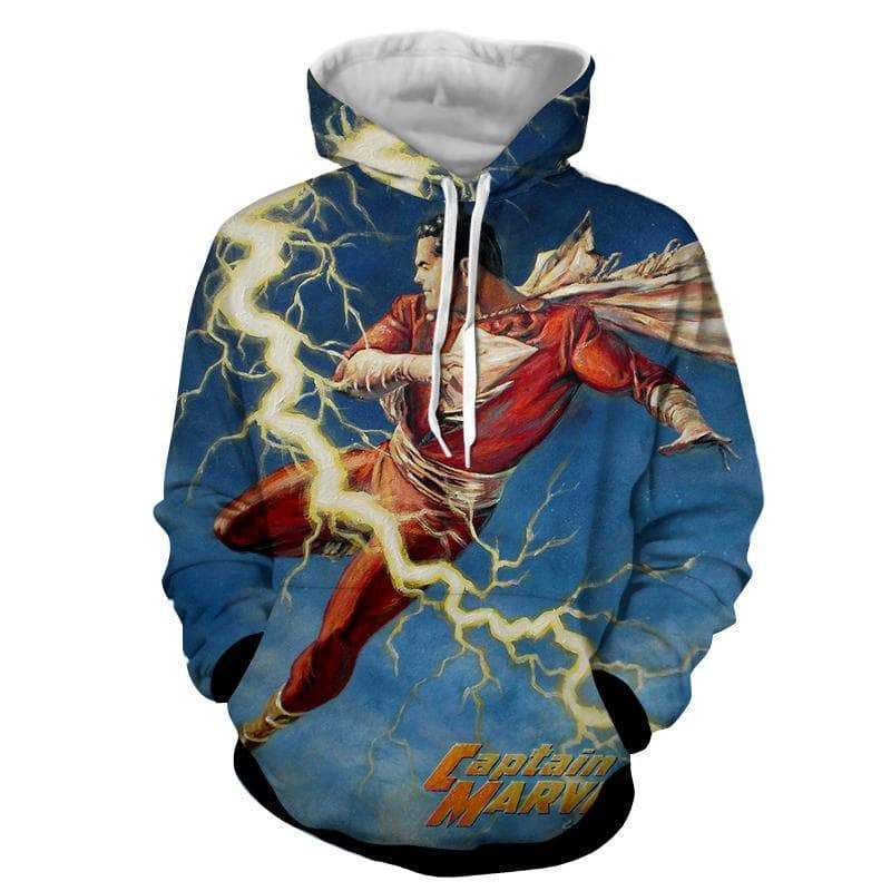 Shadow Fiend Kicking Shazam 3D Printed Shadow Fiend Hoodie