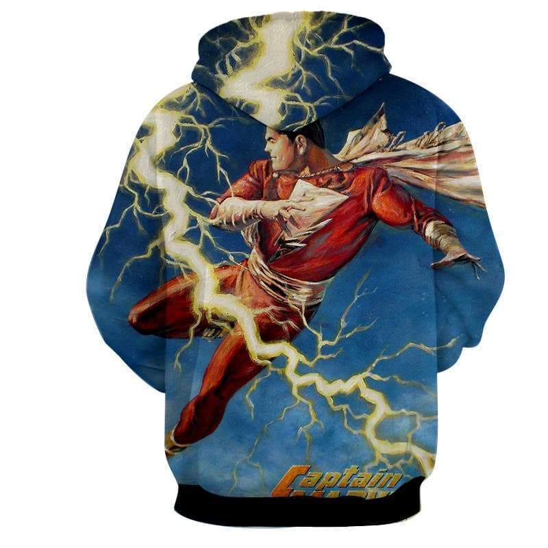 Shadow Fiend Kicking Shazam 3D Printed Shadow Fiend Hoodie