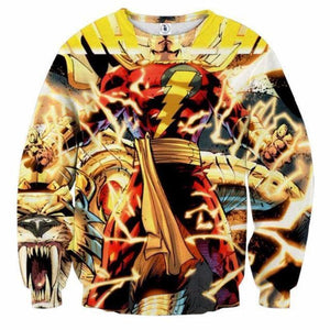 Shazam Amazing Crewneck 3D Printed Shazam Sweatshirt
