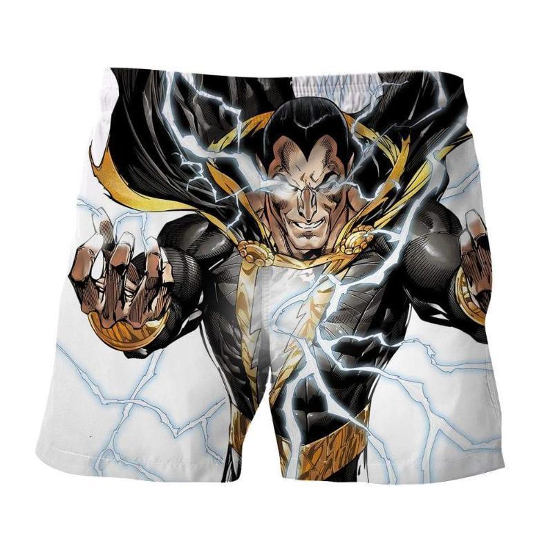 Shazam Black & Gold 3D Printed Shazam Shorts