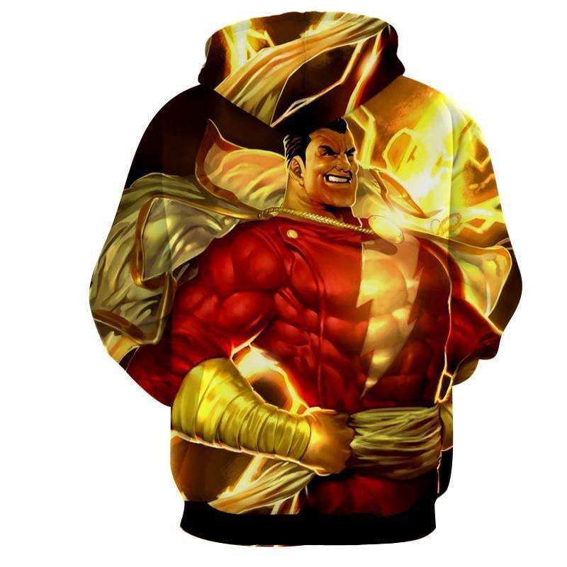 Shazam Bold 3D Printed Shazam Hoodie