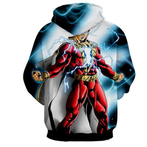 Shazam Cool Shazam Multi-colour 3D Printed Hoodie