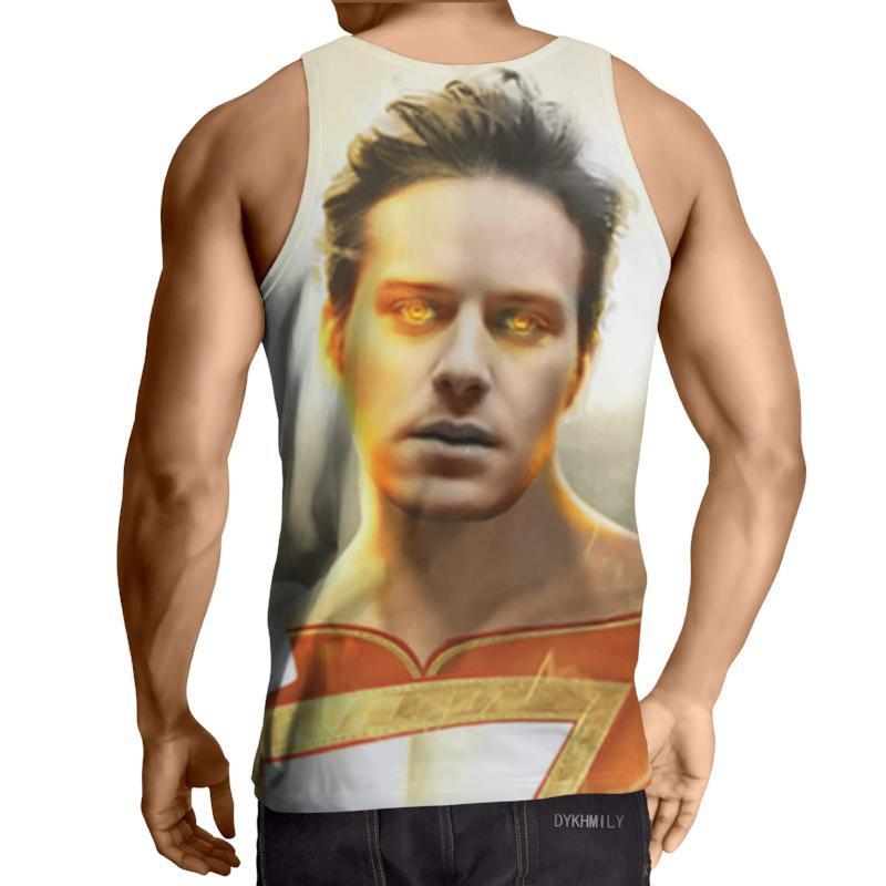 Shazam Face 3D Printed Shazam Tank Top