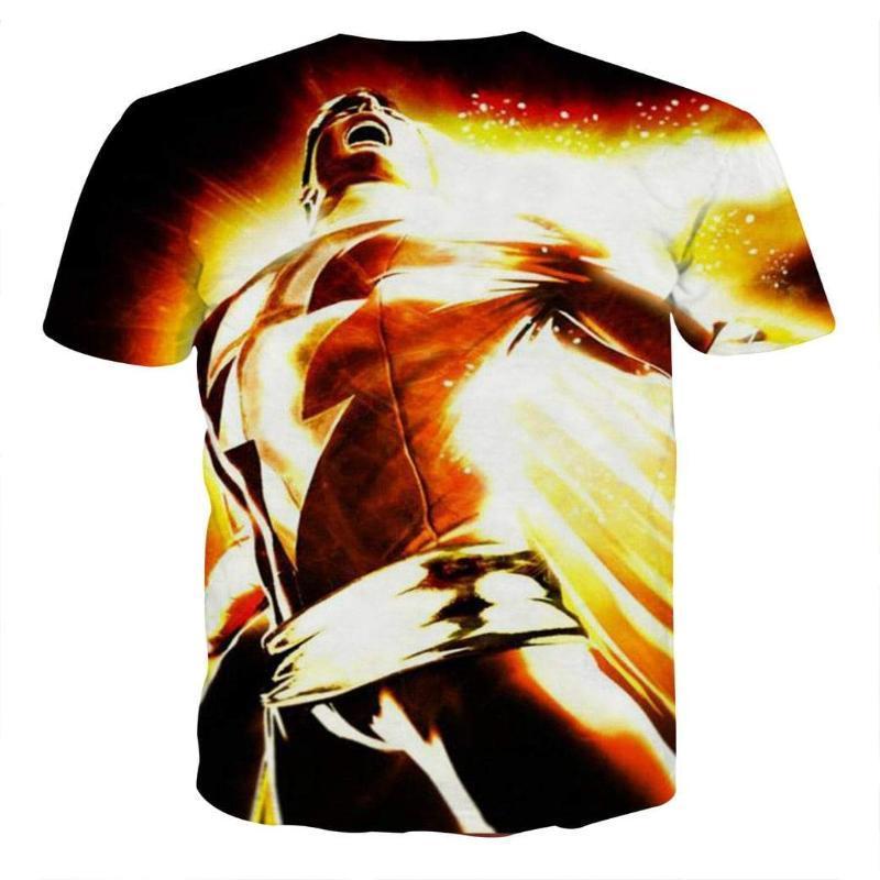 Shazam Power 3D Printed Shazam T Shirt
