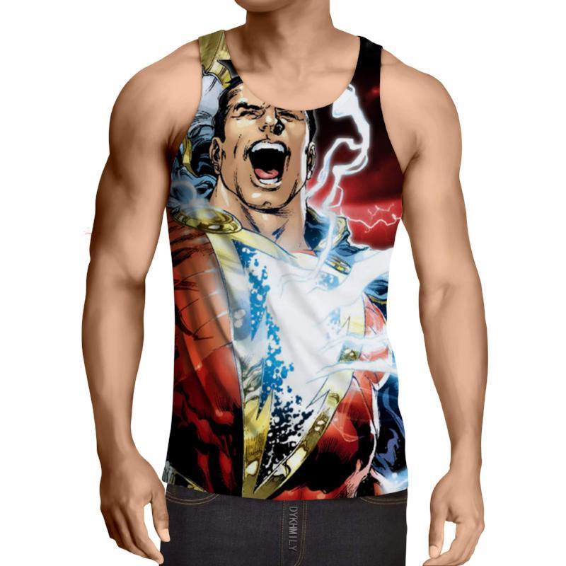 Shazam Power 3D Printed Shazam Tank Top