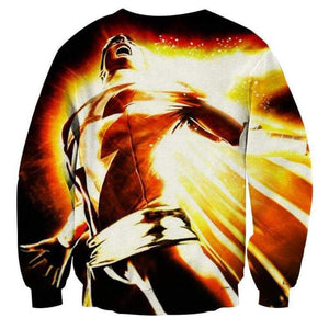 Shazam Power Crewneck 3D Printed Shazam Sweatshirt