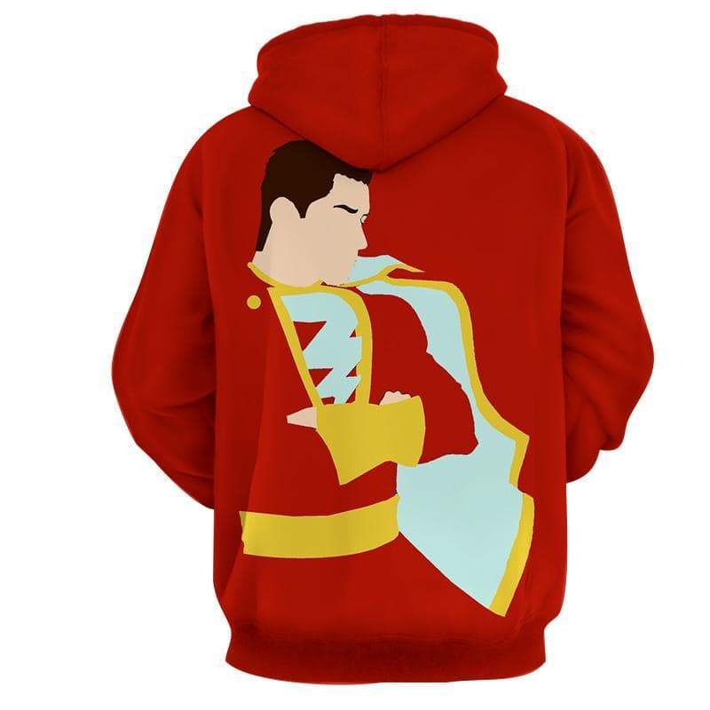 Shazam Retro 3D Printed Shazam Hoodie