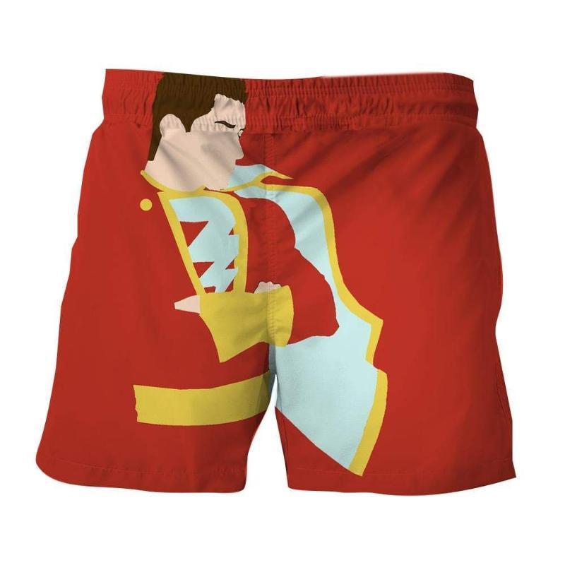 Shazam Retro 3D Printed Shazam Shorts