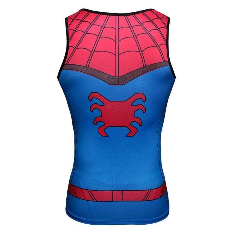 Spiderman 3D Printed Unisex Classic Spiderman Tank Top