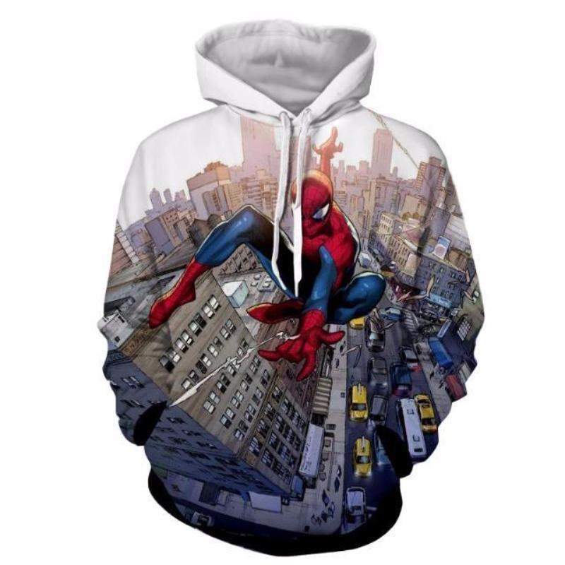 Spiderman ActionPack 3D Printed Spiderman Hoodie