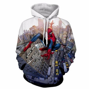 Spiderman ActionPack 3D Printed Spiderman Hoodie