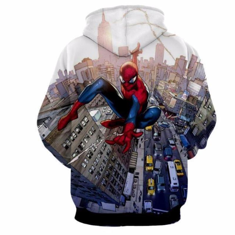 Spiderman ActionPack 3D Printed Spiderman Hoodie