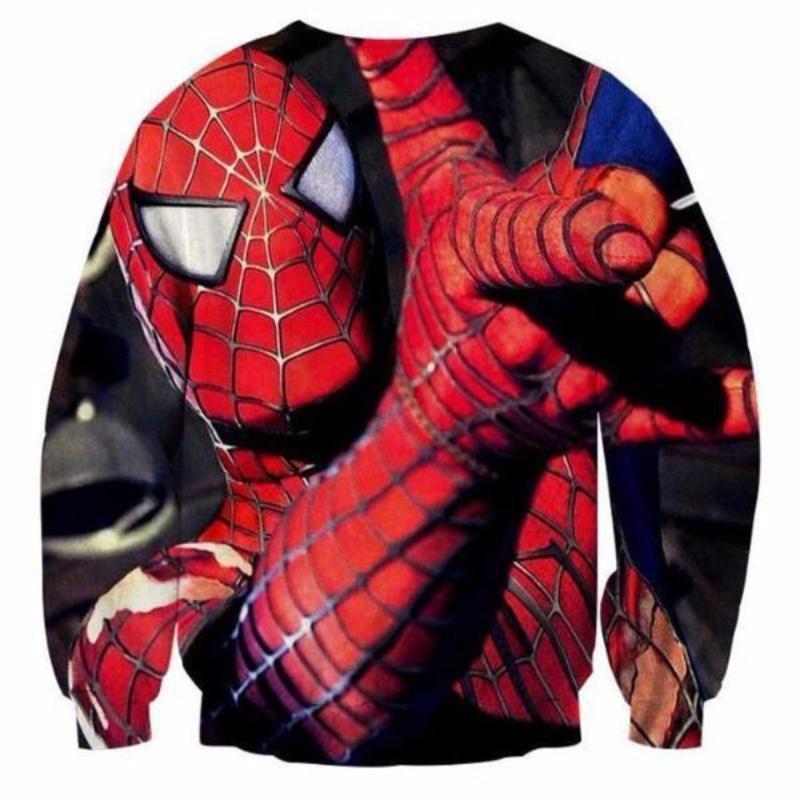 Spiderman ActionPack 3D Printed Spiderman Sweatshirt