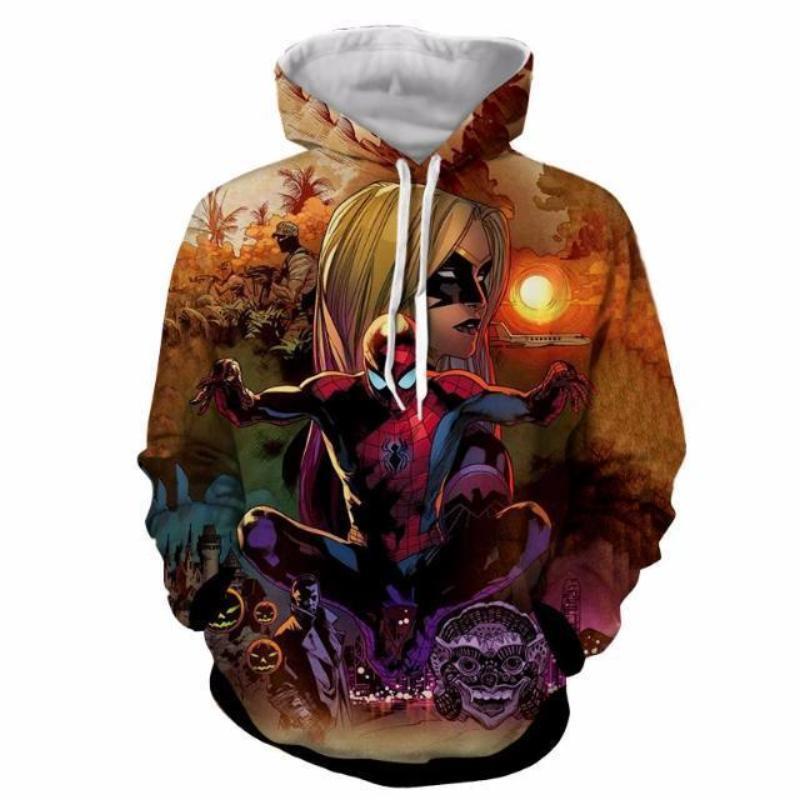 Spiderman Hoodie The Ultimate 3D Printed