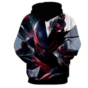 Spiderman Animated 3D Printed Spiderman Hoodie