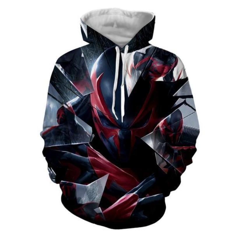 Spiderman Animated 3D Printed Spiderman Hoodie