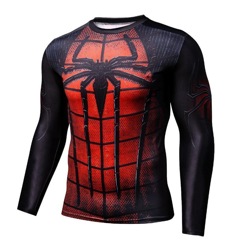 Spiderman Blacksleeve 3D Printed Spiderman Long Sleeve Shirt