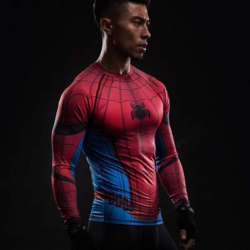 Spiderman Cool 3D Printed Spiderman Long Sleeve Shirt