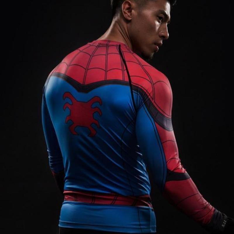 Spiderman Cool 3D Printed Spiderman Long Sleeve Shirt