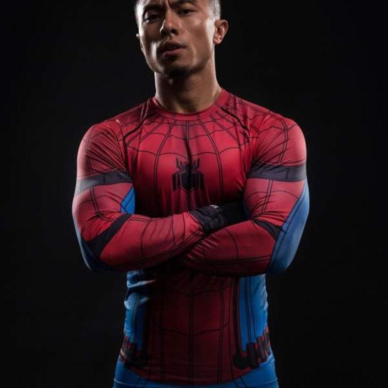 Spiderman Cool 3D Printed Spiderman Long Sleeve Shirt