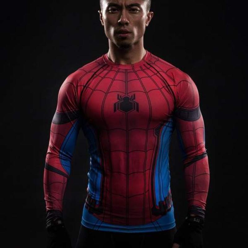 Spiderman Cool 3D Printed Spiderman Long Sleeve Shirt