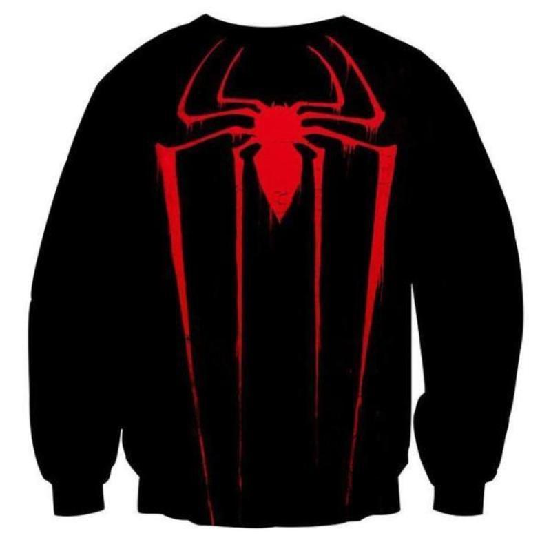 Spiderman Entangled Logo 3D Printed Spiderman Sweatshirt