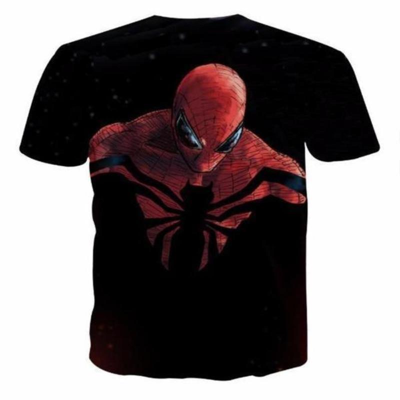 Spiderman Tee 3D Printed Alternate Spiderlogo Spiderman T Shirt