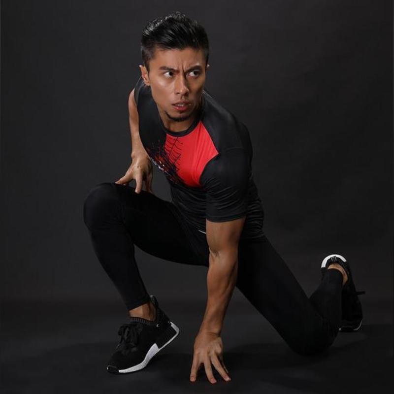 Spiderman Tee 3D Printed Black Powerful Spiderman T Shirt