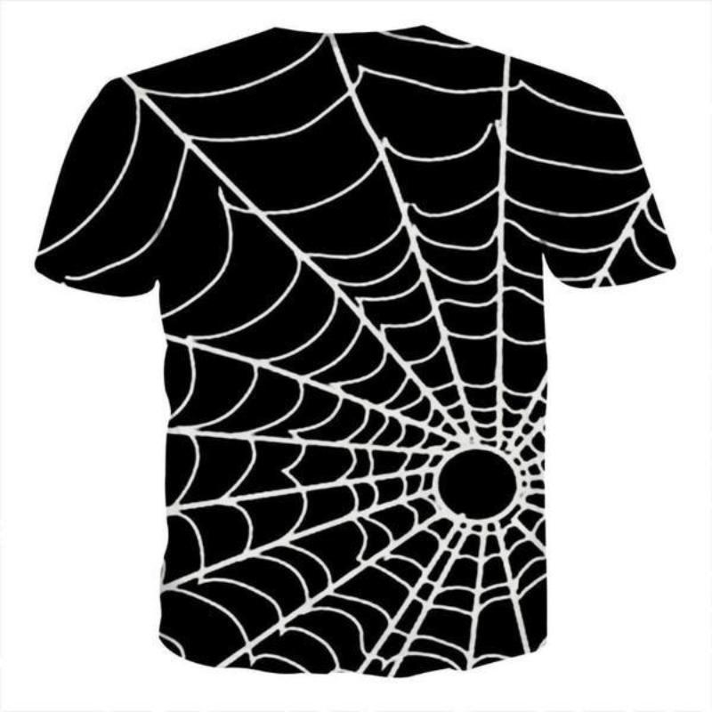 Spiderman Tee 3D Printed Reverse Spiderman T Shirt