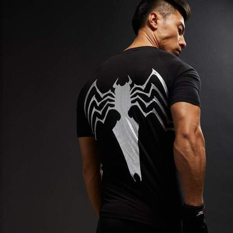 Spiderman Tee 3D Printed Simple Short Sleeve Spiderman T Shirt