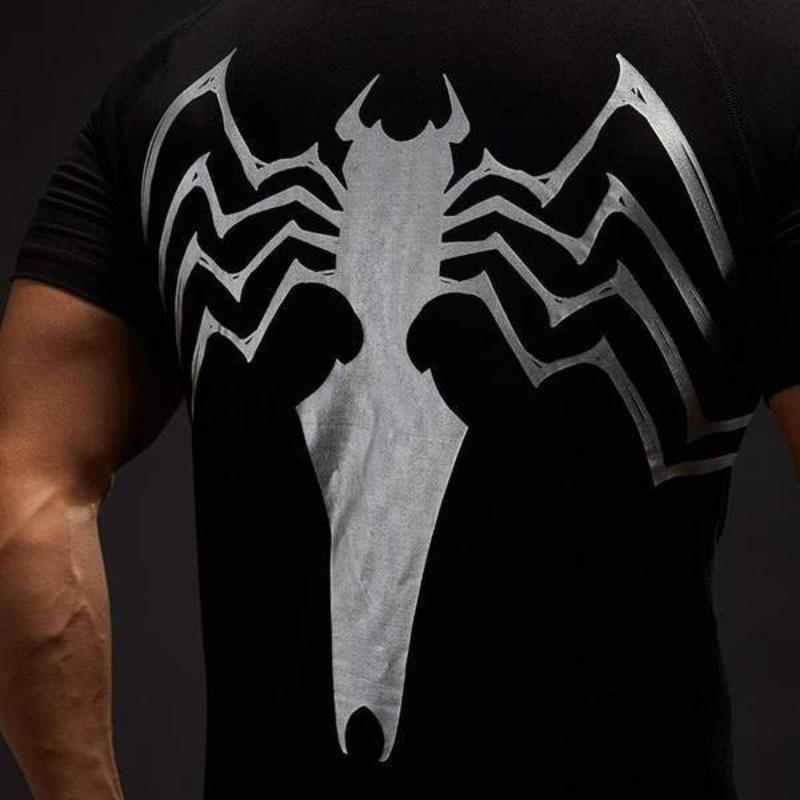Spiderman Tee 3D Printed Simple Short Sleeve Spiderman T Shirt