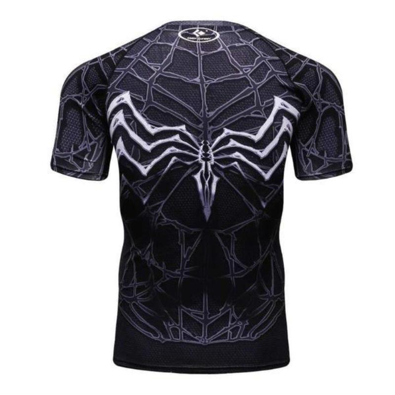 Spiderman Tee 3D Printed Unique Black Spiderman T Shirt