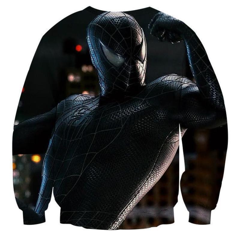 Spiderman The Darkside 3D Printed Spiderman Sweatshirt