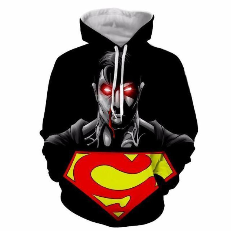 Superman ActionPrint 3D Printed Superman Hoodie