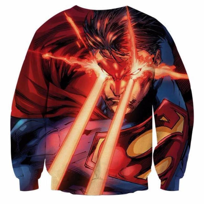 Superman Action Pack 3D Printed Superman Sweatshirt