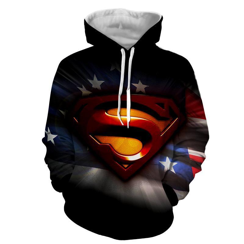 Superman American Wonder 3D Printed Superman Hoodie
