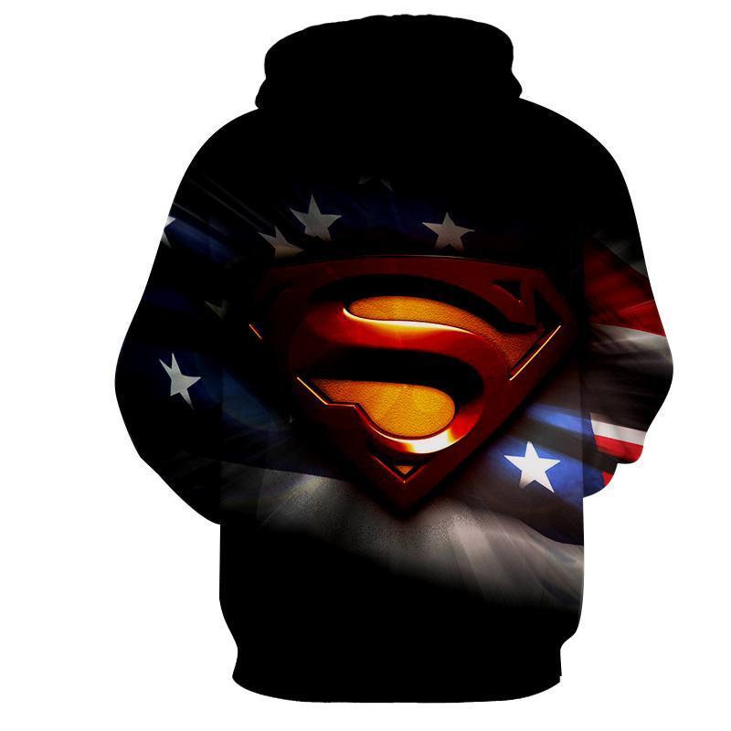 Superman American Wonder 3D Printed Superman Hoodie