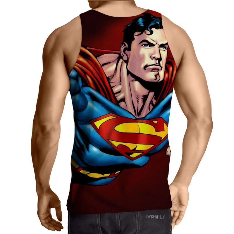 Superman Animated Print 3D Printed Superman Tank Top