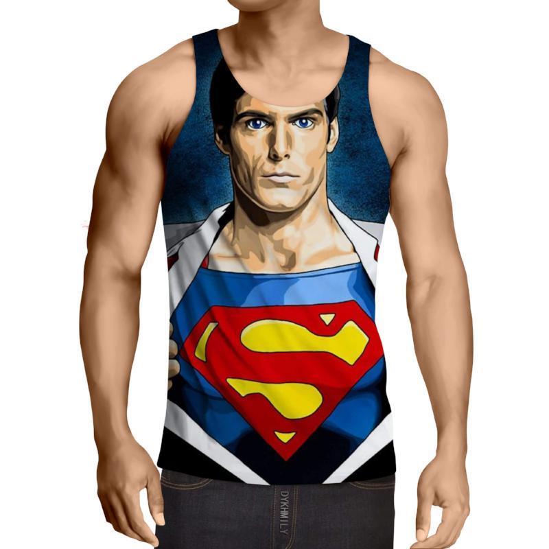 Superman Change Over 3D Printed Superman Tank Top