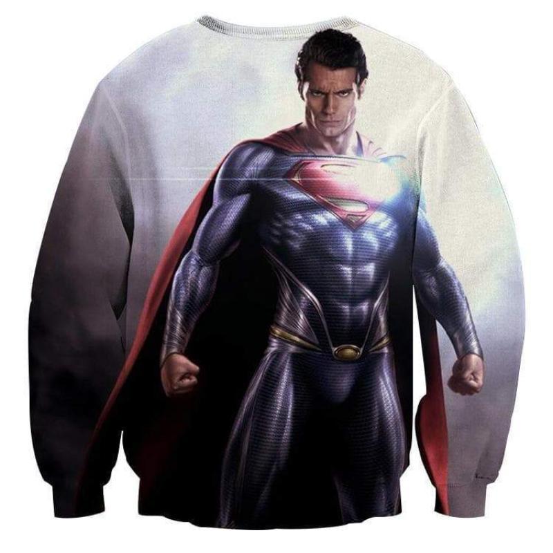 Superman Flying Wonder 3D Printed Superman Sweatshirt