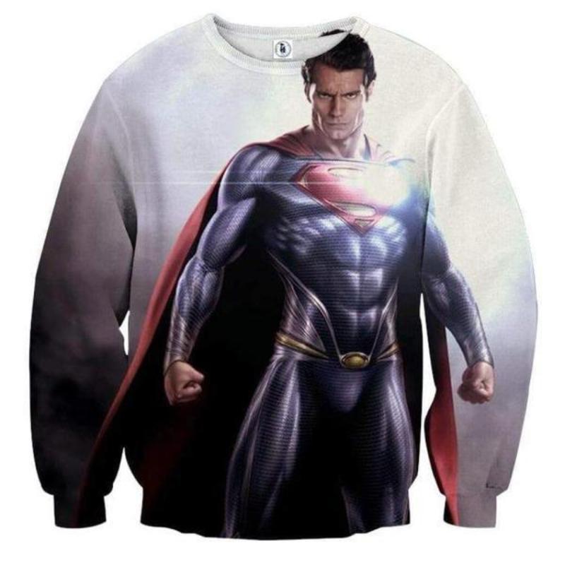 Superman Flying Wonder 3D Printed Superman Sweatshirt