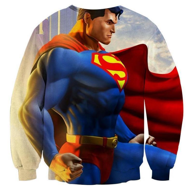 Superman Flying Wonder 3D Printed Superman Sweatshirt