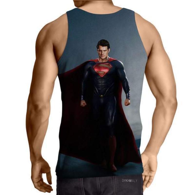 Superman Horizon 3D Printed Superman Tank Top