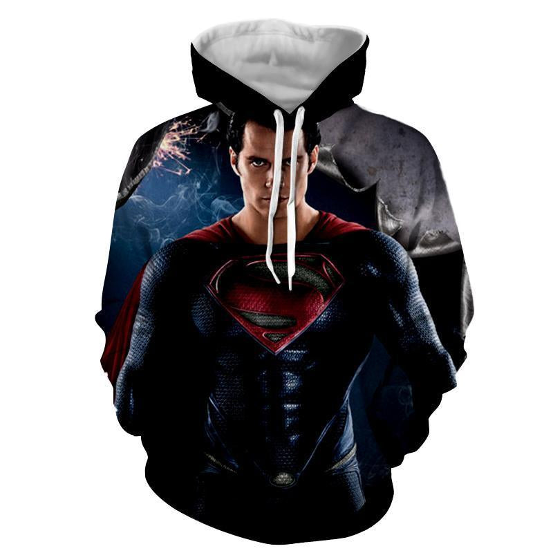 Superman Horizon Wave 3D Printed Superman Hoodie