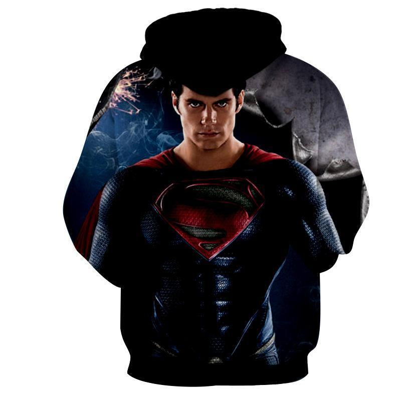 Superman Horizon Wave 3D Printed Superman Hoodie